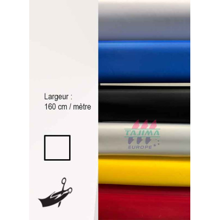 Toile de badge Poly blanc