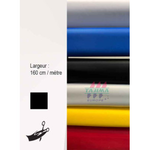 Toile de badge Poly noir