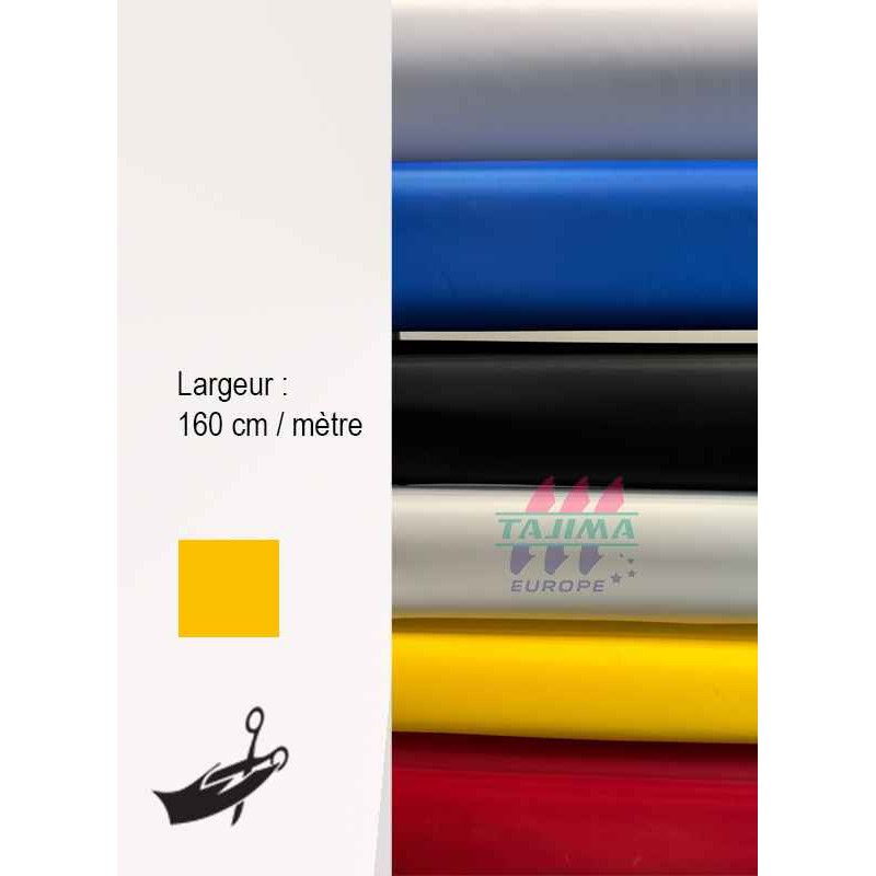 Toile de badge Poly jaune